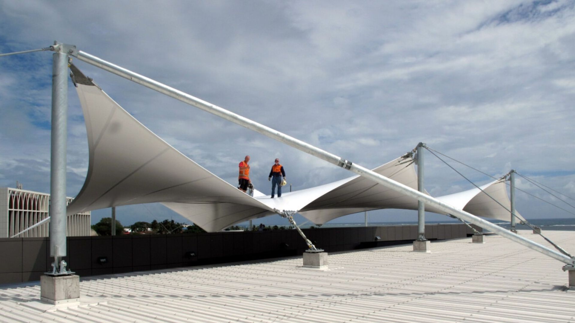 tensile fabric structures uae