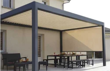 Aluminum pergola