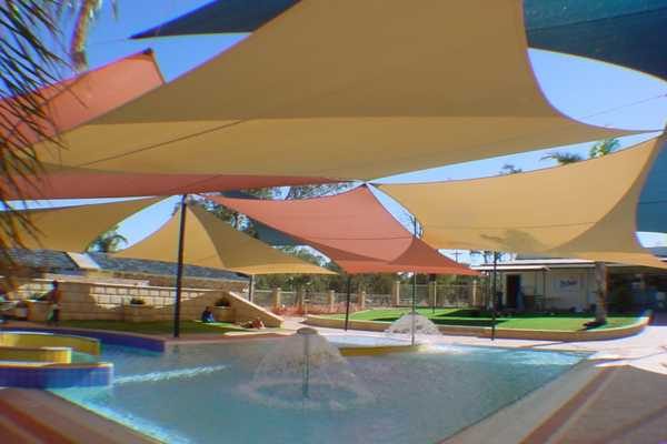 Public swimming pool shades​ supplier in dubai